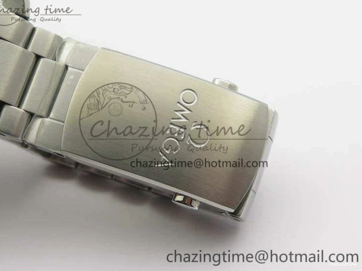 0120 FastDry Planet Ocean Master Chrono SS OM 1:1 Best Edition Black Dial On SS Bracelet A9900 V 8112